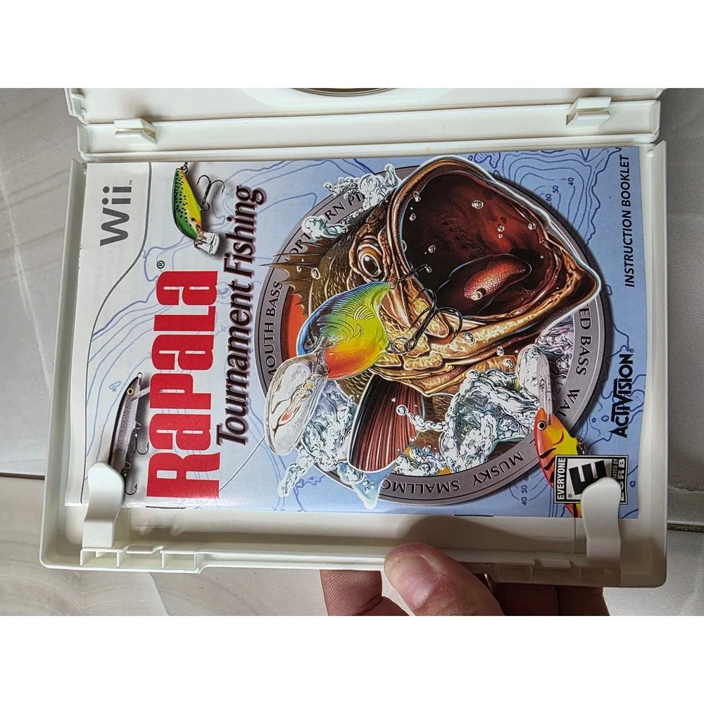 Rapala Tournament Fishing Nintendo Wii Activision CIB Complete‎ With Manual W1